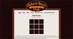 Desktop Screenshot of dicksonstreetpub.com